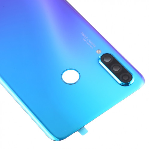 Couvercle arrière de la batterie d'origine avec couvercle de la lentille de caméra pour Huawei P30 Lite (24MP) (Twilight) SH6JSL539-06