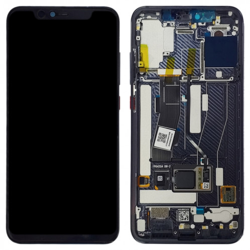 Écran LCD et numériseur complet avec cadre pour Xiaomi Mi 8 Explorer 8 / Mi 8 Pro (noir) SH969B659-06