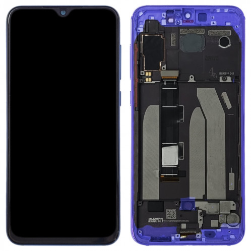 Écran LCD et numériseur complet avec cadre pour Xiaomi Mi 9 SE (bleu) SH977L365-06