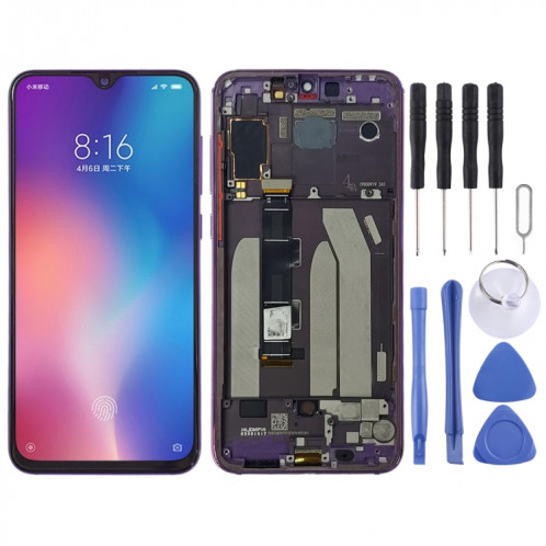 Écran LCD d'origine et numériseur complet avec cadre pour Xiaomi Mi 9 SE (violet) SH977P1341-06