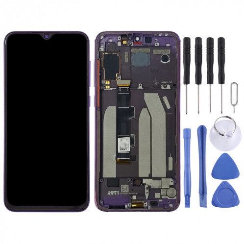 Écran LCD d'origine et numériseur complet avec cadre pour Xiaomi Mi 9 SE (violet) SH977P1341-06