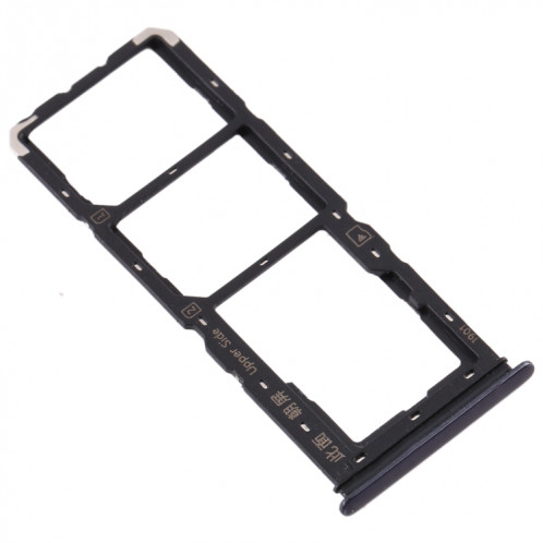 Pour Vivo U3x / U10 Plateau de carte SIM + Plateau de carte SIM + Plateau de carte Micro SD (Noir) SH978B461-05