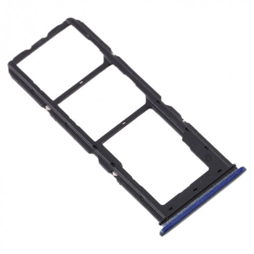 Pour Vivo U3x / U10 Plateau de carte SIM + Plateau de carte SIM + Plateau de carte Micro SD (Bleu) SH978L1844-05