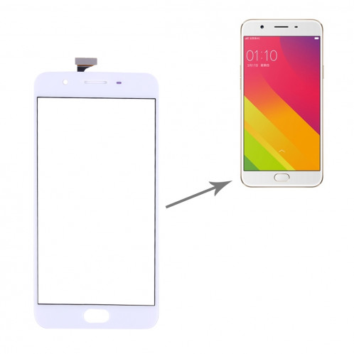 iPartsBuy OPPO A59 / F1s écran tactile numériseur Assemblée (blanc) SI993W1994-07