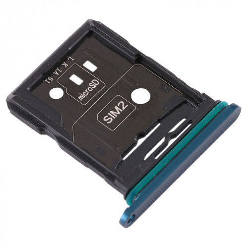 Plateau pour carte SIM + plateau pour carte SIM / plateau pour carte Micro SD pour zoom OPPO Reno 10x (bleu) SH009L1640-05