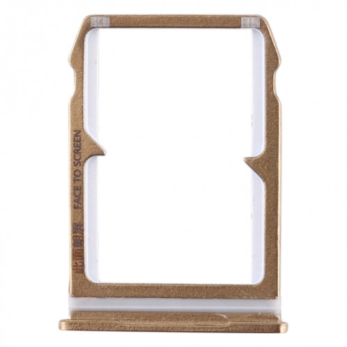 Plateau pour carte SIM + Plateau pour carte SIM pour Xiaomi Mi 6 (Or) SH072J1772-05