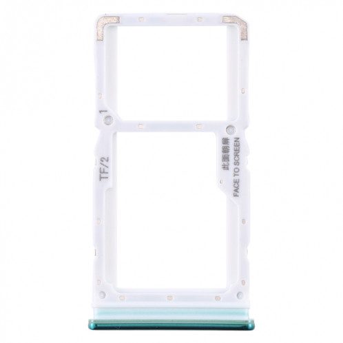 Plateau pour carte SIM + Plateau pour carte SIM / Plateau pour carte Micro SD pour Xiaomi Redmi Note 8 Pro (Vert) SH073G1273-05