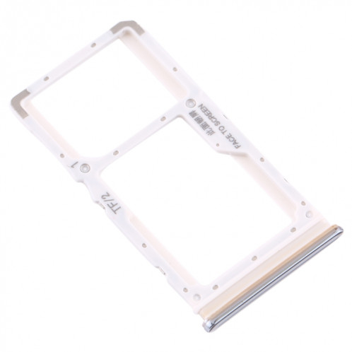 Plateau pour carte SIM + Plateau pour carte SIM / Plateau pour carte Micro SD pour Xiaomi Redmi Note 8 Pro (Argent) SH073S62-05