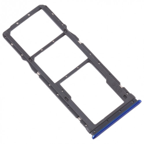Plateau pour carte SIM + Plateau pour carte SIM + Plateau pour carte Micro SD pour Xiaomi Redmi Note 8 (Bleu) SH074L129-05