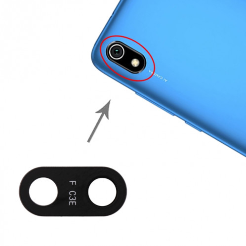 10 lentilles de caméra arrière pour Xiaomi Redmi 7A SH4082984-05
