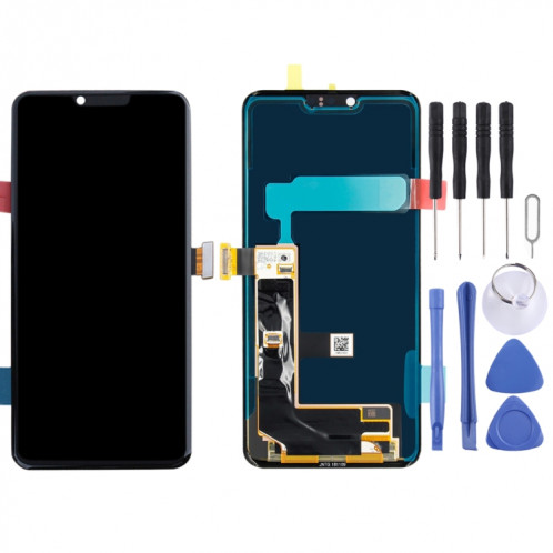 Écran LCD d'origine pour LG G8 ThinQ / G820QM / G820V / G820N / G820UM avec numériseur complet (noir) SH097B1966-06