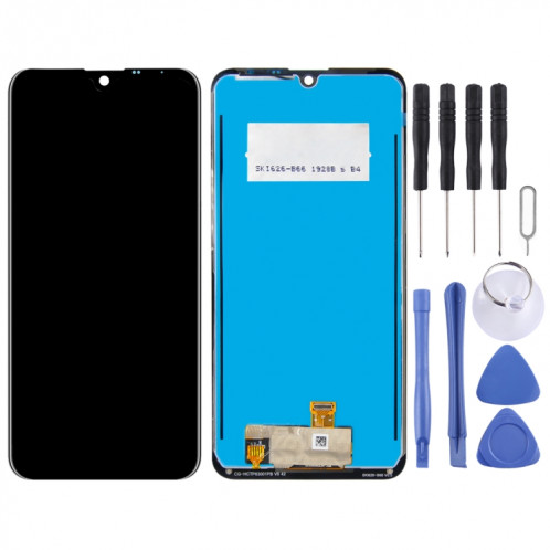 Écran LCD TFT pour LG K50 / K12 Max / LMX520BMW / LMX520DMW avec numériseur complet (noir) SH098B86-06