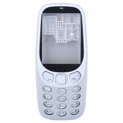 Couvercle de boîtier complet avec clavier pour Nokia 3310 (Gris) SH73HL413-04