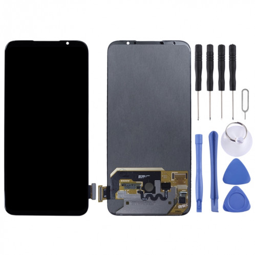 Écran LCD d'origine pour Meizu 16S Pro avec assemblage complet du numériseur (noir) SH181B1292-06