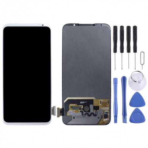 Écran LCD d'origine pour Meizu 16S Pro avec assemblage complet du numériseur (blanc) SH181W668-06