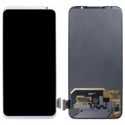 Écran LCD d'origine pour Meizu 16S Pro avec assemblage complet du numériseur (blanc) SH181W668-06