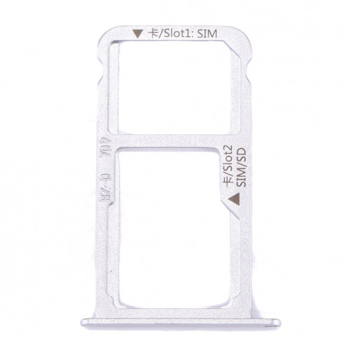 iPartsBuy Huawei Mate 9 Plateau de carte SIM et carte SIM / Micro SD (blanc) SI218W867-05