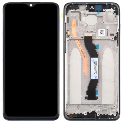 Écran LCD et numériseur complet avec cadre pour Xiaomi Redmi Note 8 Pro (noir) SH220B94-06
