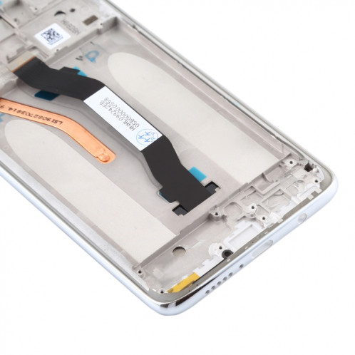 Écran LCD et numériseur complet avec cadre pour Xiaomi Redmi Note 8 Pro (blanc) SH220W1916-06