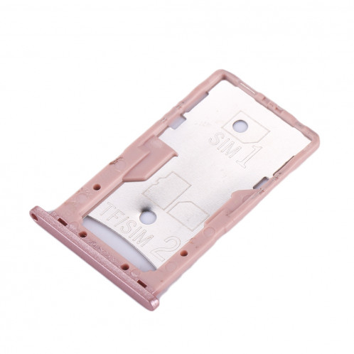 iPartsAcheter Xiaomi Redmi 4A Carte SIM et SIM / TF Plateau (Or Rose) SI25RG888-05