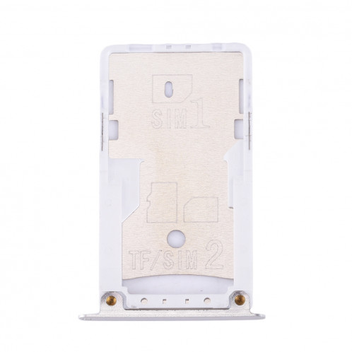 iPartsBuy Xiaomi Redmi 4X carte SIM et SIM / TF Plateau (Argent) SI226S262-05