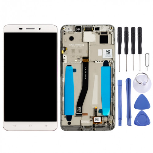 Écran LCD et numériseur complet avec cadre pour Asus ZenFone 3 Laser ZC551KL Z01BDC (blanc) SH35WL1761-04