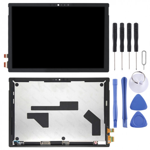 Écran LCD OEM pour Microsoft Surface Pro 6 1807 avec numériseur complet (noir) SH243B985-06