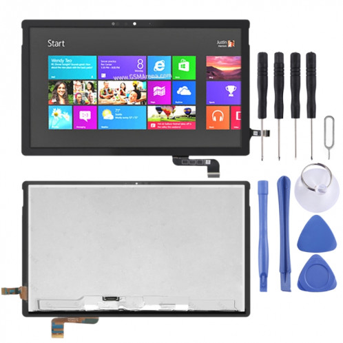 Écran LCD OEM pour Microsoft Surface Book 2 1806 13,5 pouces avec numériseur complet (noir) SH244B417-06