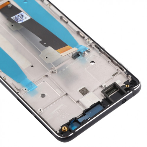 Écran LCD et numériseur complet avec cadre et touches latérales pour Nokia 3.1 TA-1049 TA-1057 TA-1063 TA-1070 (Noir) SH95BL457-06