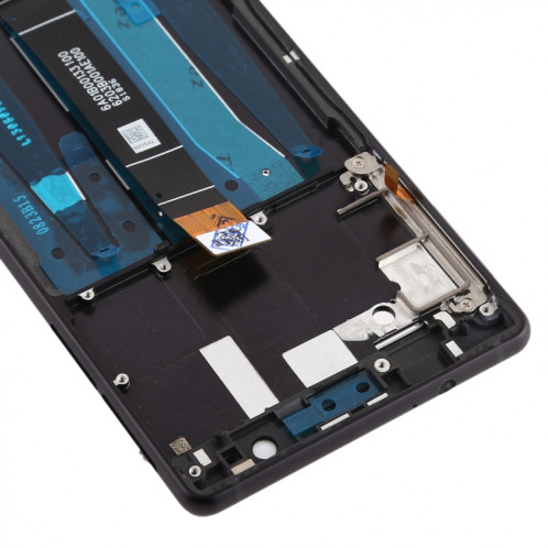 Écran LCD et numériseur complet avec cadre et touches latérales pour Nokia 3 TA-1032 (noir) SH96BL1276-06