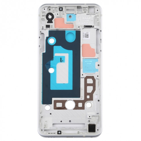 Boîtier avant plaque de cadre LCD pour LG Q7 / Q610 / Q7 Plus / Q725 / Q720 / Q7A / Q7 Alpha (argent) SH300S1878-06