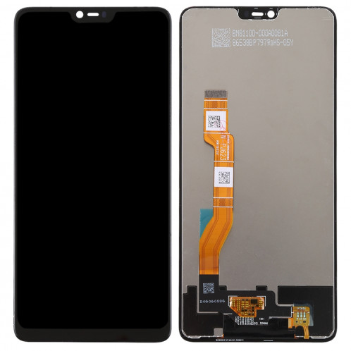 Écran LCD et numériseur complet pour OPPO F7 / A3 (noir) SH368B527-06