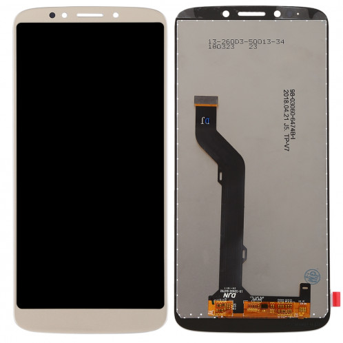 Écran LCD et Digitizer Assemblée complète pour Motorola Moto E5 Plus (Gold) SH73JL1710-06