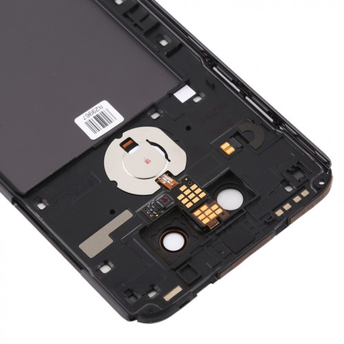 Couvercle arrière de la batterie avec objectif d'appareil photo et capteur d'empreintes digitales pour LG V20 Mini (gris) SH47HL1120-06