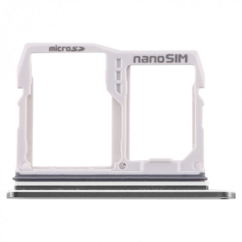 Plateau Carte SIM + Plateau Carte Micro SD pour LG V40 ThinQ (Argent) SH460S57-05