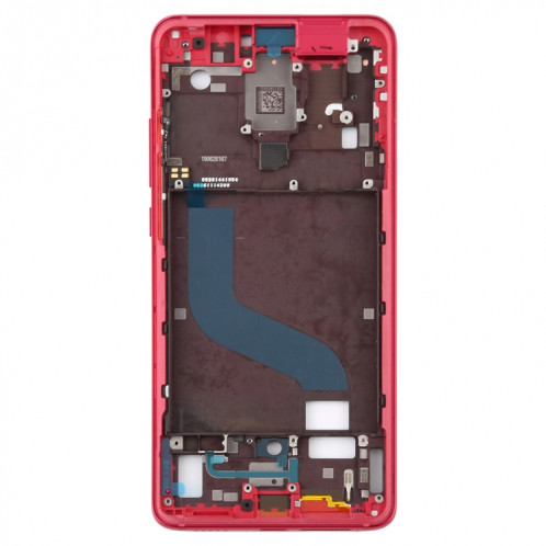 Boîtier avant LCD Frame Bezel Plate pour Xiaomi Redmi K20 / Redmi K20 Pro / Mi 9T / Mi 9T Pro (Rouge) SH491R1089-06