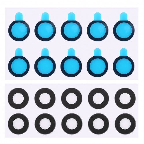 Lentille de caméra arrière 10 PCS avec autocollant pour Google Pixel 2 XL SH45341876-06