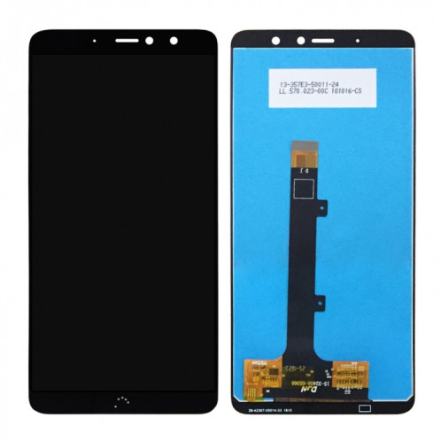 Écran LCD TFT pour BQ Aquaris X2 / X2 Pro avec Assemblage Complet du Numériseur (Noir) SH548B957-04