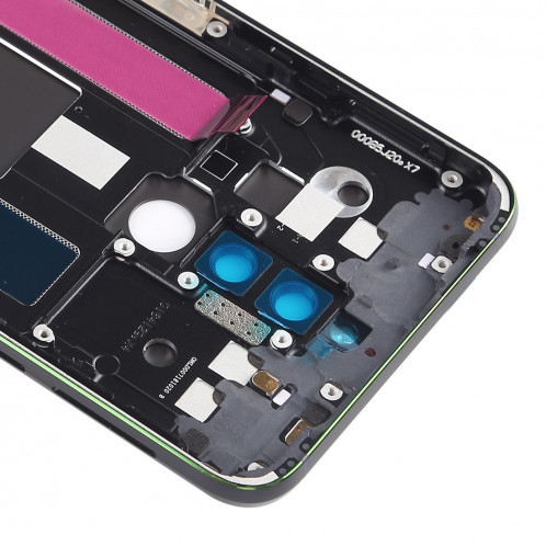 Plaque de lunette de cadre central d'origine + Couvercle de la batterie pour Xiaomi Black Shark Helo (Noir) SH37BL1268-06