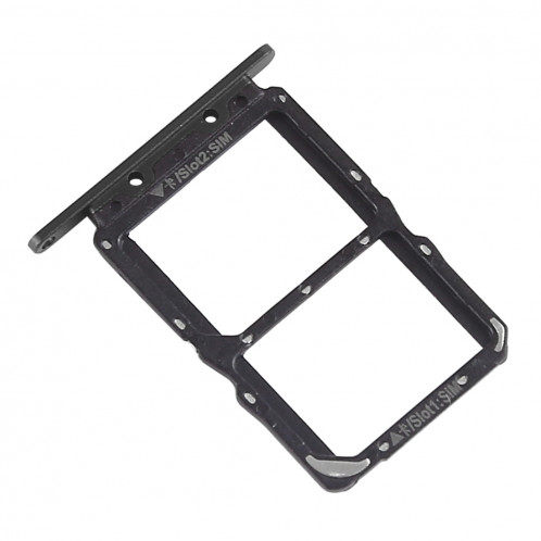 Plateau à cartes SIM + Plateau à cartes SIM pour Huawei Honor View 20 (Honor V20) (Noir) SH638B1473-04