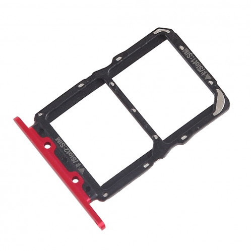 Plateau à cartes SIM + Plateau à cartes SIM pour Huawei Honor View 20 (Honor V20) (Rouge) SH638R112-04
