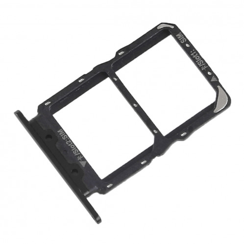 Bac à cartes SIM + Bac à cartes SIM pour Huawei Nova 4 (Noir) SH639B317-04