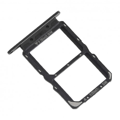 Bac à cartes SIM + Bac à cartes SIM pour Huawei Nova 4 (Noir) SH639B317-04