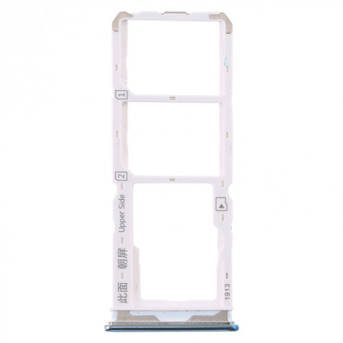 Pour Vivo Y7s Plateau de carte SIM + Plateau de carte SIM + Plateau de carte Micro SD (Vert) SH647G459-05