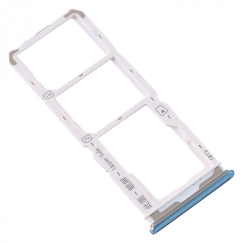 Pour Vivo Y7s Plateau de carte SIM + Plateau de carte SIM + Plateau de carte Micro SD (Vert) SH647G459-05