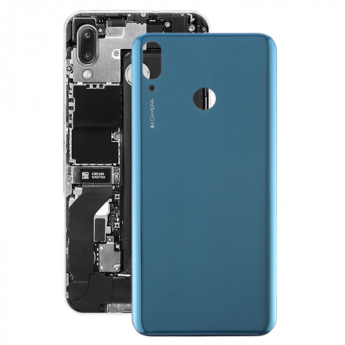 Cache arrière de batterie pour Huawei Y9 (2019) (bleu) SH21LL374-06