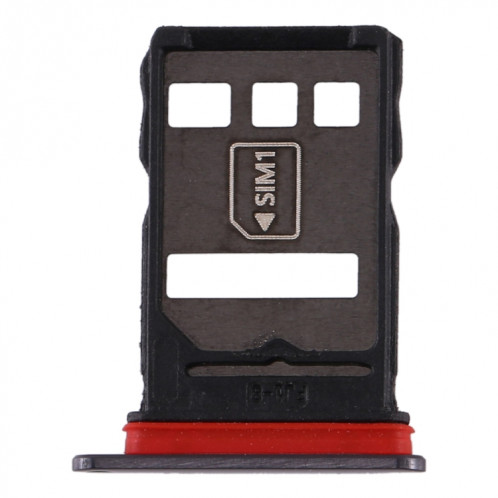 Plateau de carte SIM d'origine + Plateau de carte NM pour Huawei Mate 30 (Noir) SH833B482-05