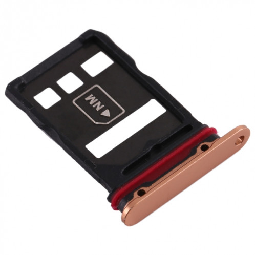 Plateau de carte SIM d'origine + Plateau de carte NM pour Huawei Mate 30 Pro (Or) SH834J193-05