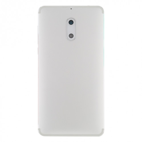 Cache arrière de batterie avec objectif et touches latérales pour Nokia 6 TA-1000 TA-1003 TA-1021 TA-1025 TA-1033 TA-1039 (Blanc) SH50WL1565-06