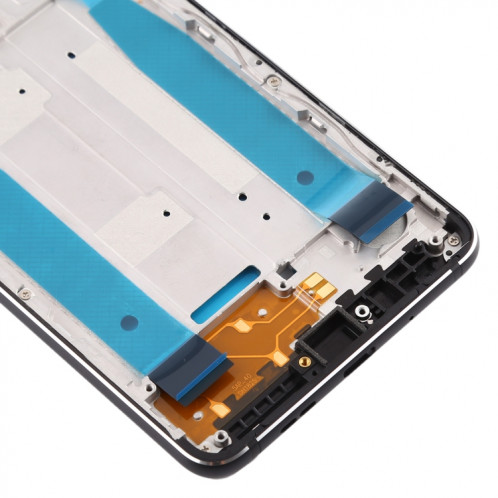 Boîtier avant LCD Frame Bezel Plate pour Nokia 3.1 TA-1049 TA-1057 TA-1063 TA-1070 (Noir) SH857B1555-06